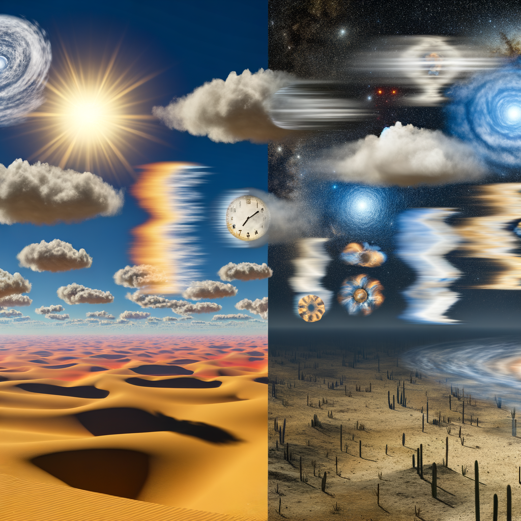 What Atmospheric Conditions Cause Strong Winds in Deserts?